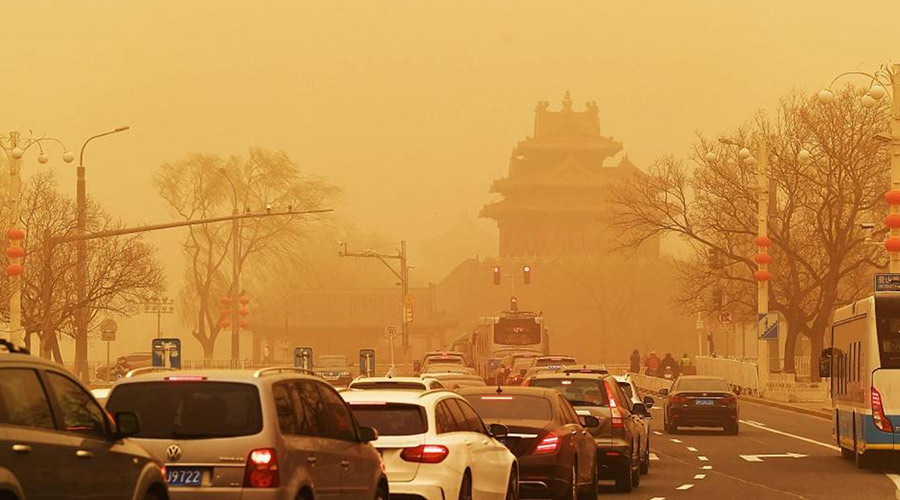 北方今年首場沙塵來襲！沙塵暴下衣服干衣機(jī)的干衣優(yōu)勢