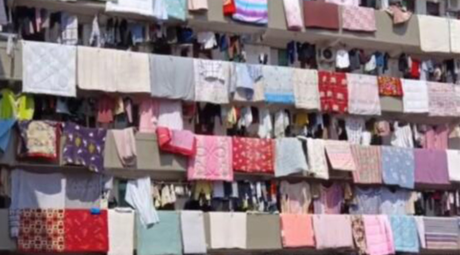 學(xué)?，F(xiàn)曬被大場(chǎng)面！滾筒衣服烘干機(jī)即烘即干大件棉被 便捷好用