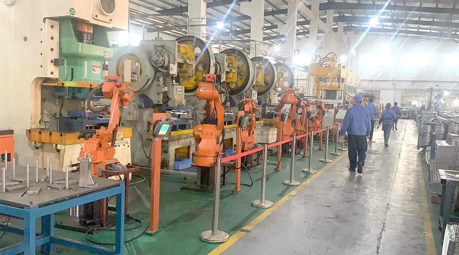 揭秘金環(huán)電器滾筒干衣機(jī)沖壓自動(dòng)化生產(chǎn)是如何進(jìn)行的？