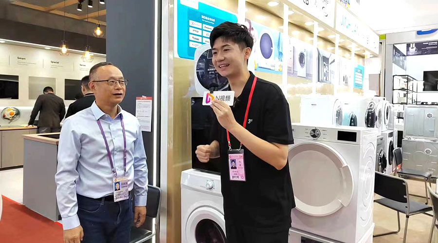 廣交會(huì)熱點(diǎn)！央視、新華網(wǎng)等媒體聚焦金環(huán)電器滾筒干衣機(jī)
